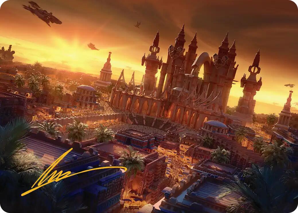 Rabanastre, Royal City Art Card (Gold-Stamped Signature) [FINAL FANTASY Art Series] | PLUS EV GAMES 