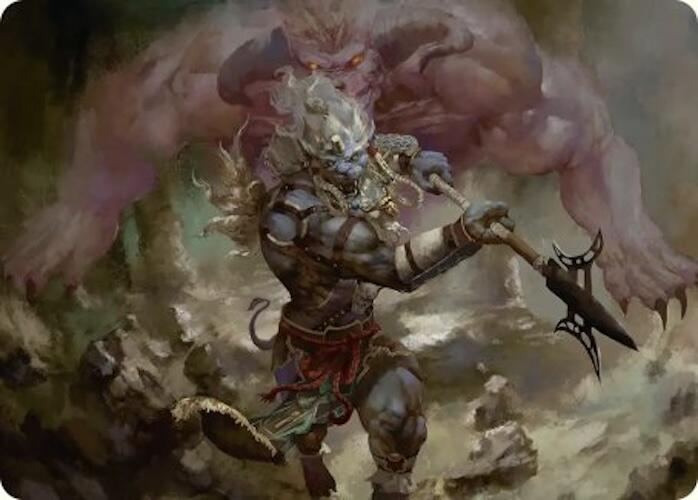Kimahri, Valiant Guardian Art Card [FINAL FANTASY Art Series] | PLUS EV GAMES 