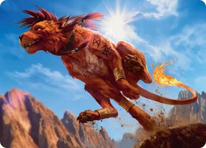 Red XIII, Proud Warrior Art Card [FINAL FANTASY Art Series] | PLUS EV GAMES 