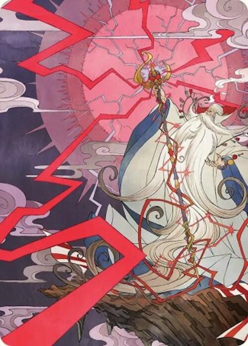 Summon: Esper Ramuh Art Card [FINAL FANTASY Art Series] | PLUS EV GAMES 