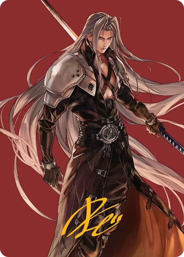 Sephiroth, Fabled SOLDIER Art Card (Gold-Stamped Signature) [FINAL FANTASY Art Series] | PLUS EV GAMES 