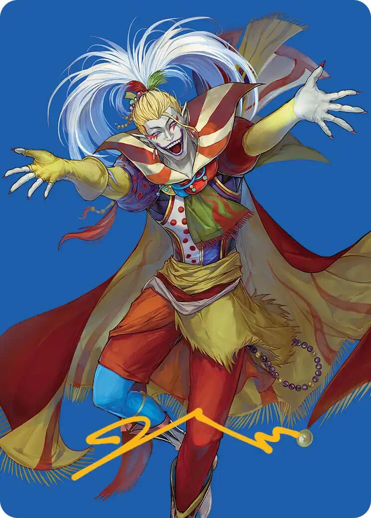 Kefka, Court Mage Art Card (Gold-Stamped Signature) [FINAL FANTASY Art Series] | PLUS EV GAMES 