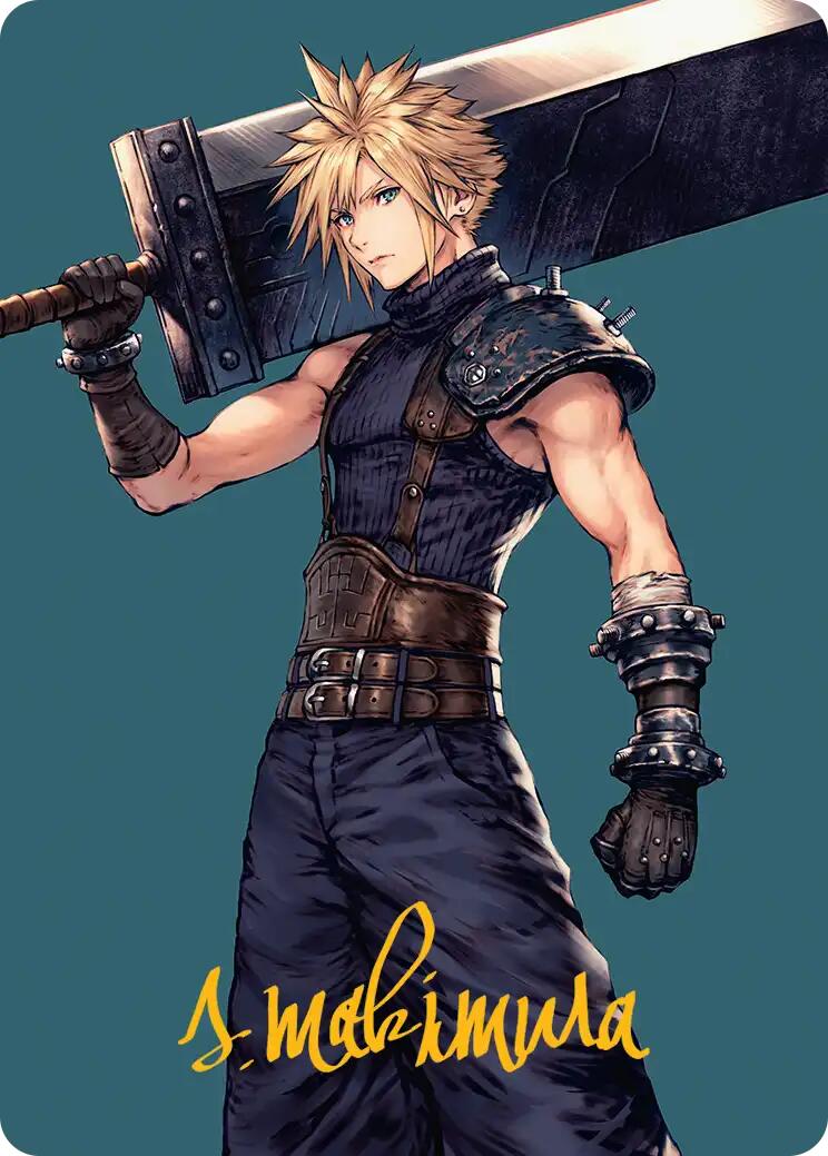 Cloud, Ex-SOLDIER Art Card (Gold-Stamped Signature) [FINAL FANTASY Art Series] | PLUS EV GAMES 