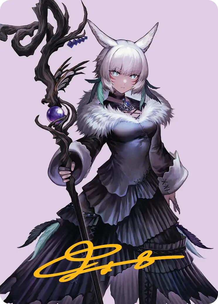Y'shtola, Night's Blessed Art Card (53) (Gold-Stamped Signature) [FINAL FANTASY Art Series] | PLUS EV GAMES 