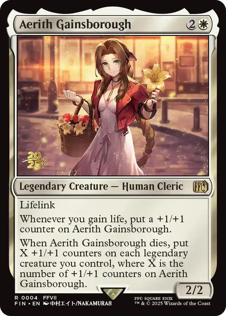 Aerith Gainsborough [FINAL FANTASY Prerelease Promo] | PLUS EV GAMES 