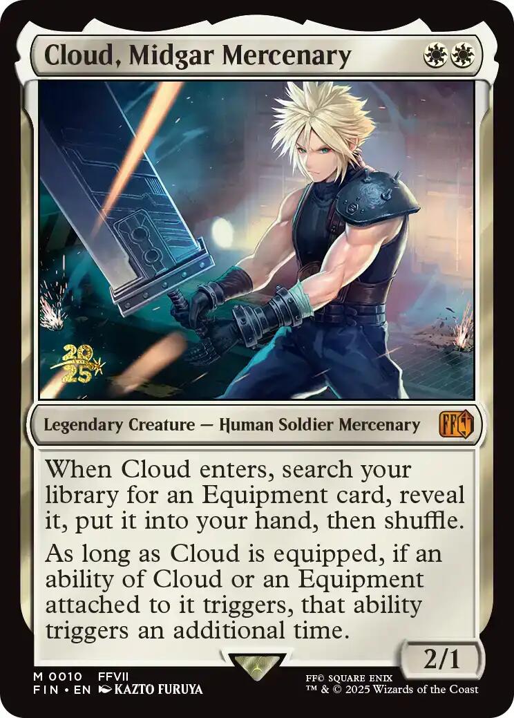 Cloud, Midgar Mercenary [FINAL FANTASY Prerelease Promo] | PLUS EV GAMES 