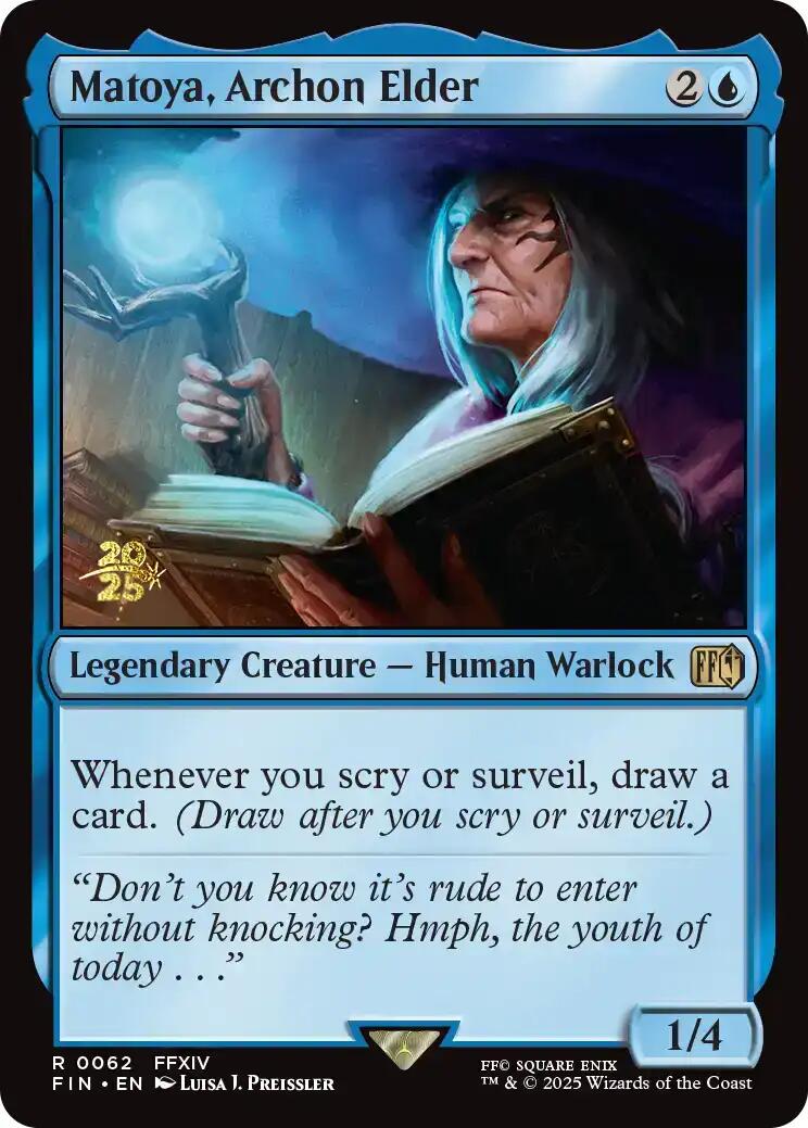 Matoya, Archon Elder [FINAL FANTASY Prerelease Promo] | PLUS EV GAMES 