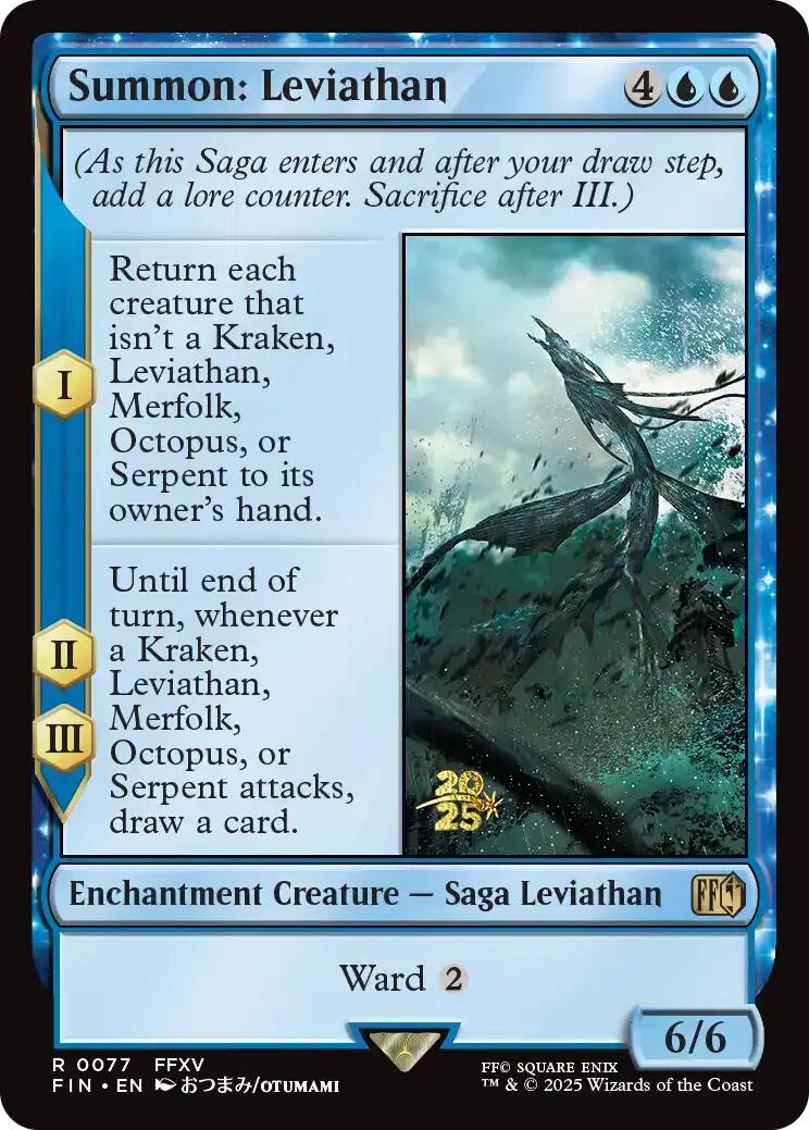 Summon: Leviathan [FINAL FANTASY Prerelease Promo] | PLUS EV GAMES 
