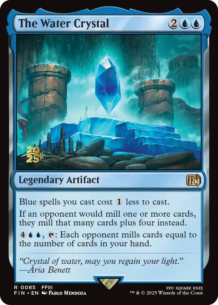 The Water Crystal [FINAL FANTASY Prerelease Promo] | PLUS EV GAMES 