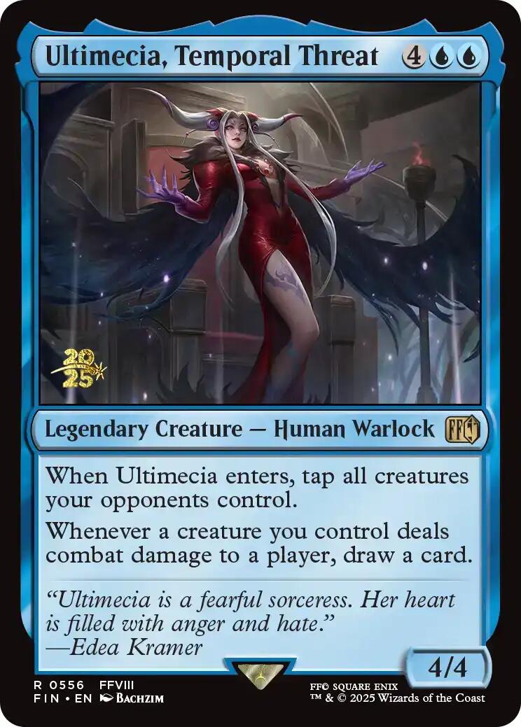 Ultimecia, Temporal Threat [FINAL FANTASY Prerelease Promo] | PLUS EV GAMES 