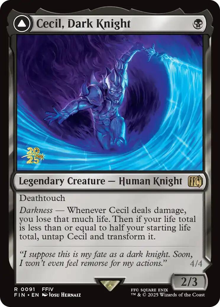 Cecil, Dark Knight [FINAL FANTASY Prerelease Promo] | PLUS EV GAMES 