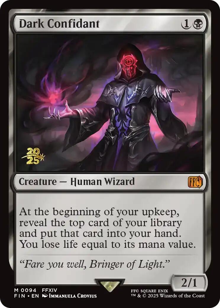 Dark Confidant [FINAL FANTASY Prerelease Promo] | PLUS EV GAMES 