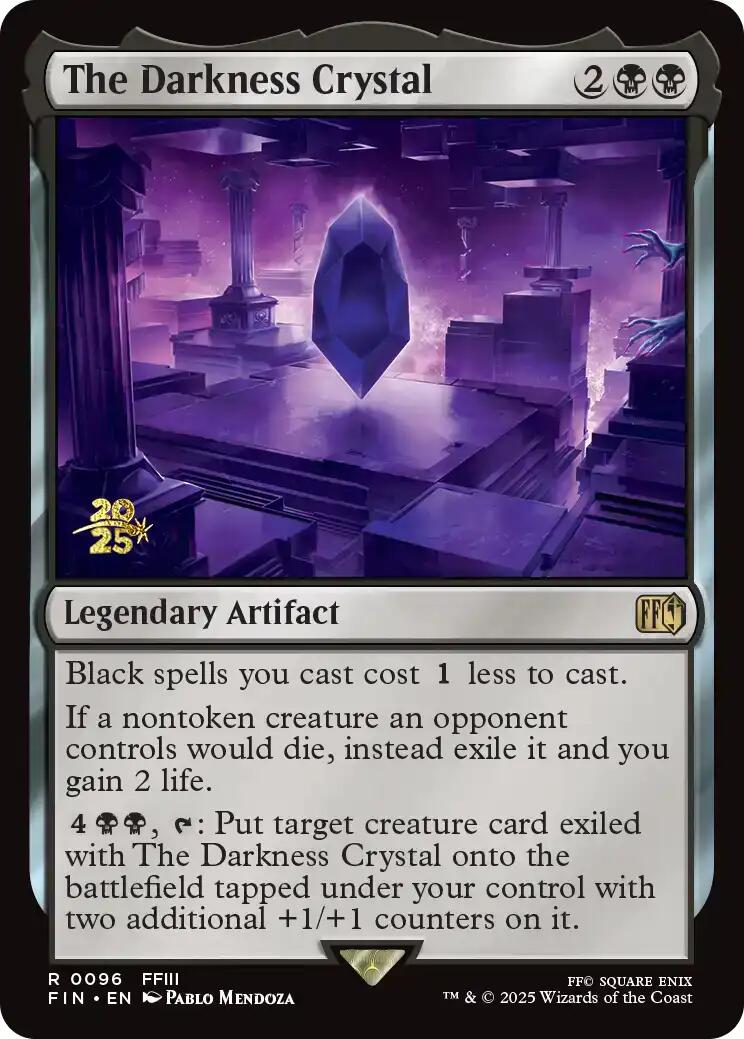 The Darkness Crystal [FINAL FANTASY Prerelease Promo] | PLUS EV GAMES 