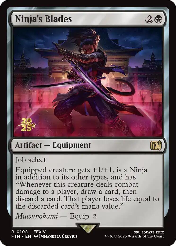 Ninja's Blades [FINAL FANTASY Prerelease Promo] | PLUS EV GAMES 