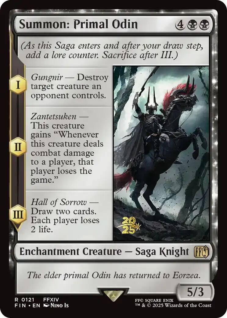 Summon: Primal Odin [FINAL FANTASY Prerelease Promo] | PLUS EV GAMES 
