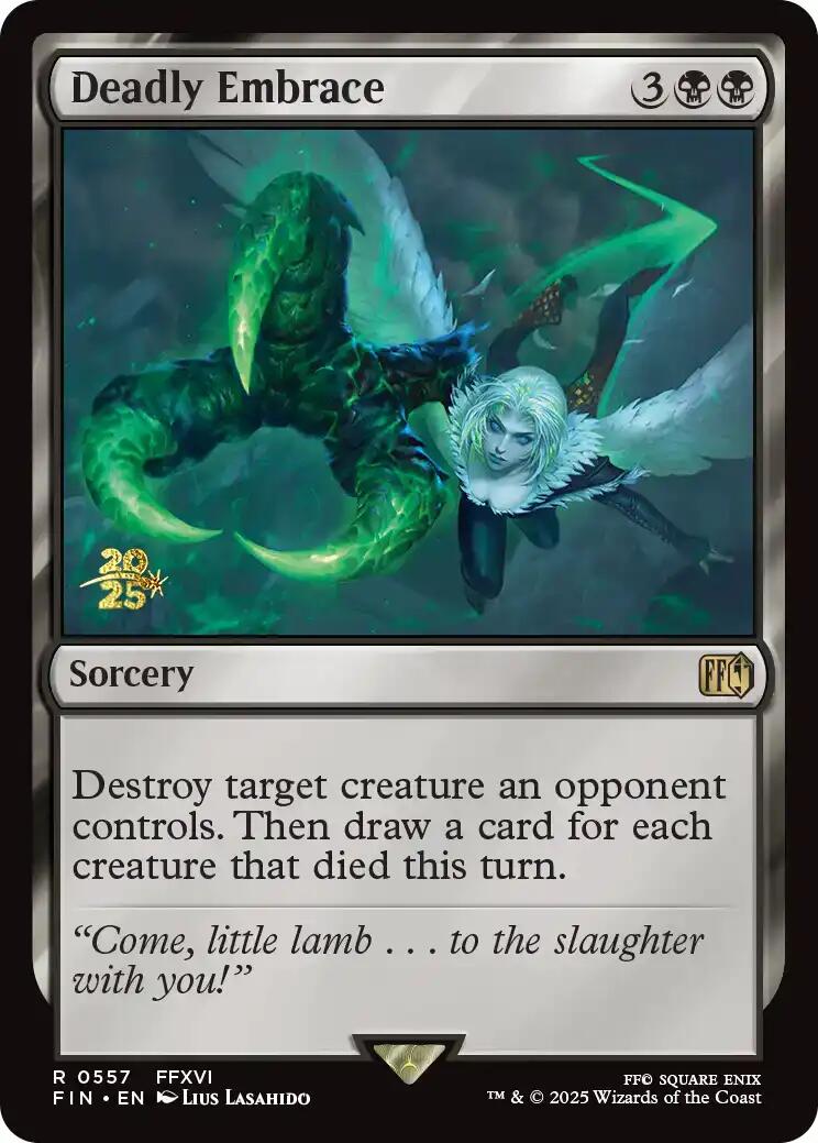 Deadly Embrace [FINAL FANTASY Prerelease Promo] | PLUS EV GAMES 