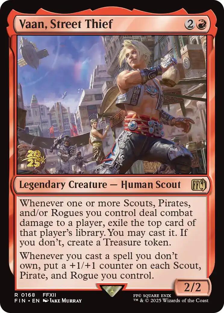 Vaan, Street Thief [FINAL FANTASY Prerelease Promo] | PLUS EV GAMES 