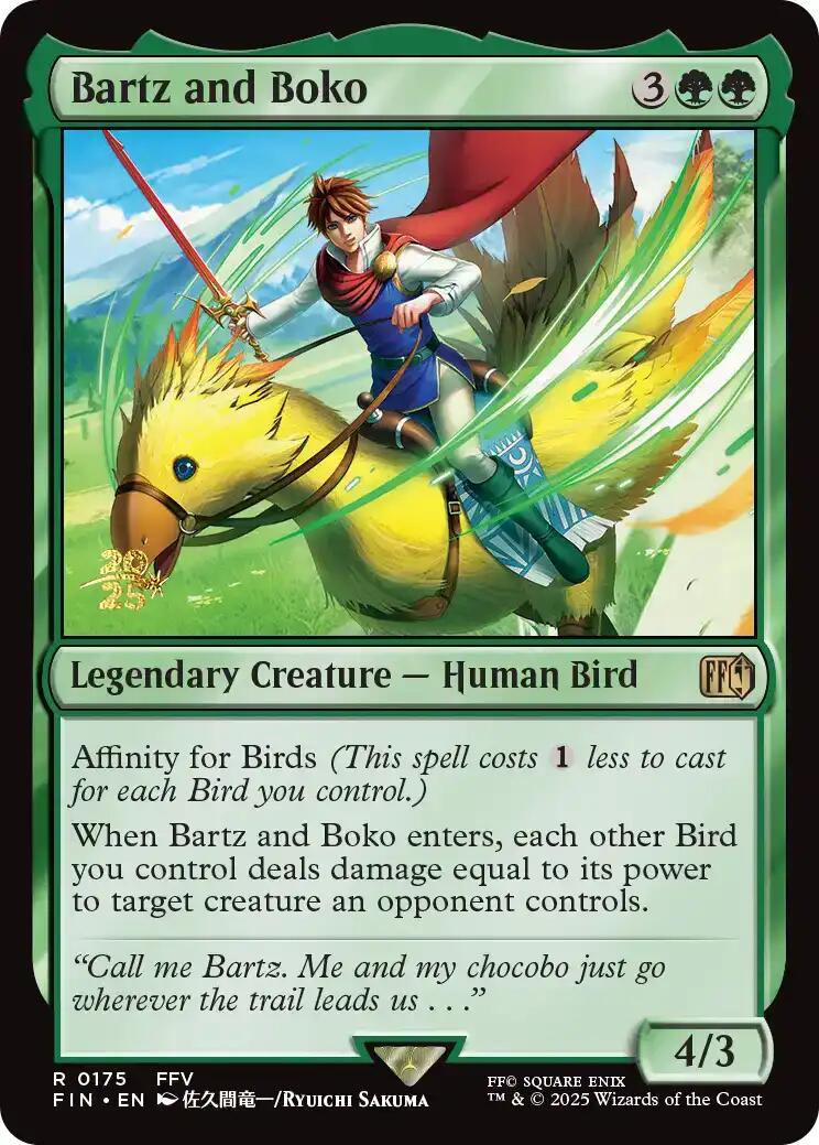Bartz and Boko [FINAL FANTASY Prerelease Promo] | PLUS EV GAMES 