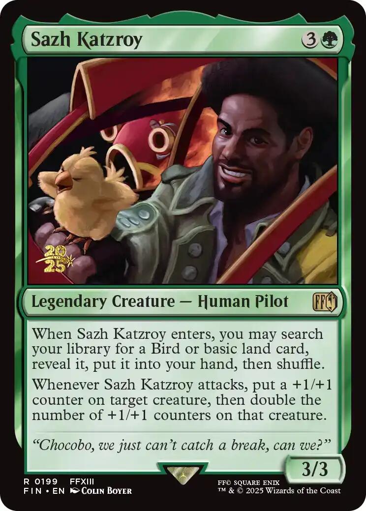 Sazh Katzroy [FINAL FANTASY Prerelease Promo] | PLUS EV GAMES 
