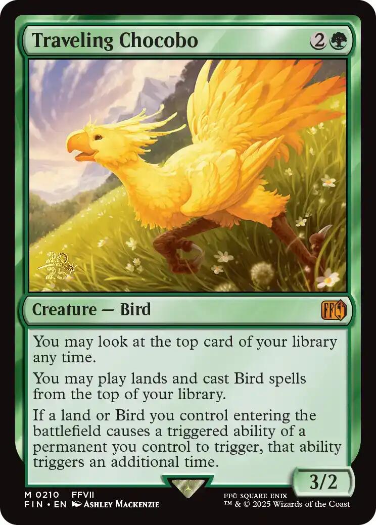 Traveling Chocobo [FINAL FANTASY Prerelease Promo] | PLUS EV GAMES 
