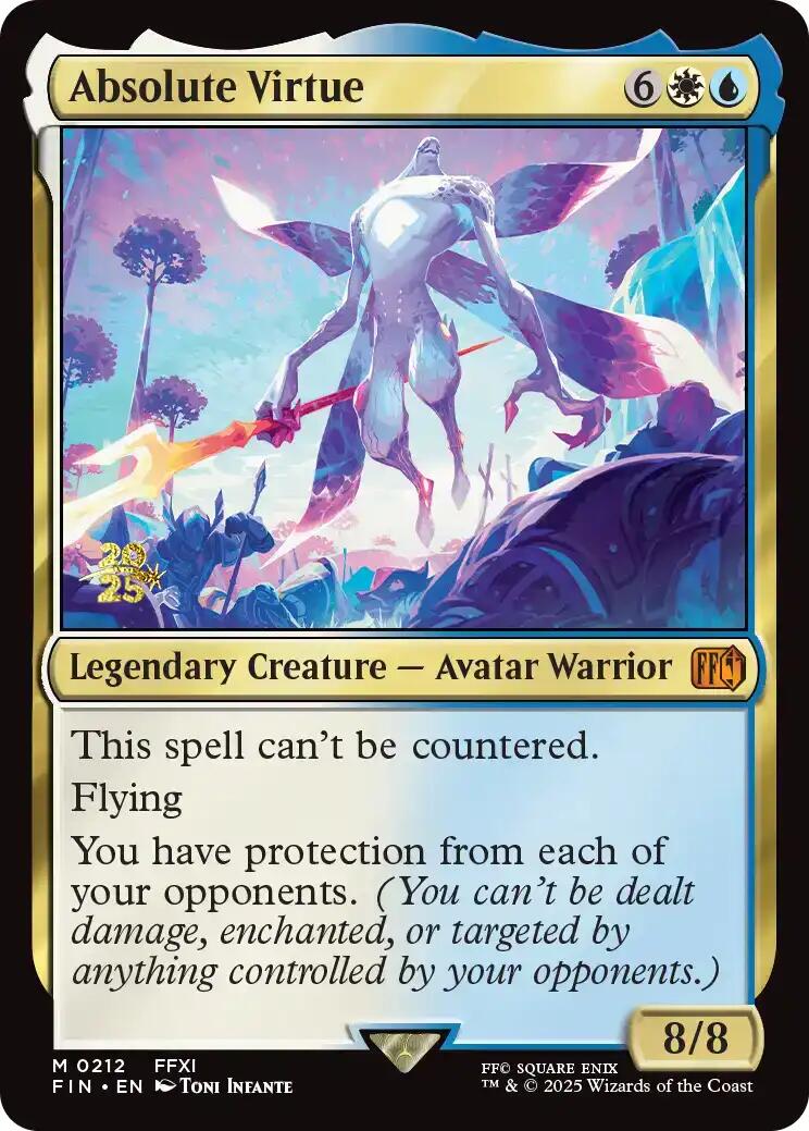 Absolute Virtue [FINAL FANTASY Prerelease Promo] | PLUS EV GAMES 