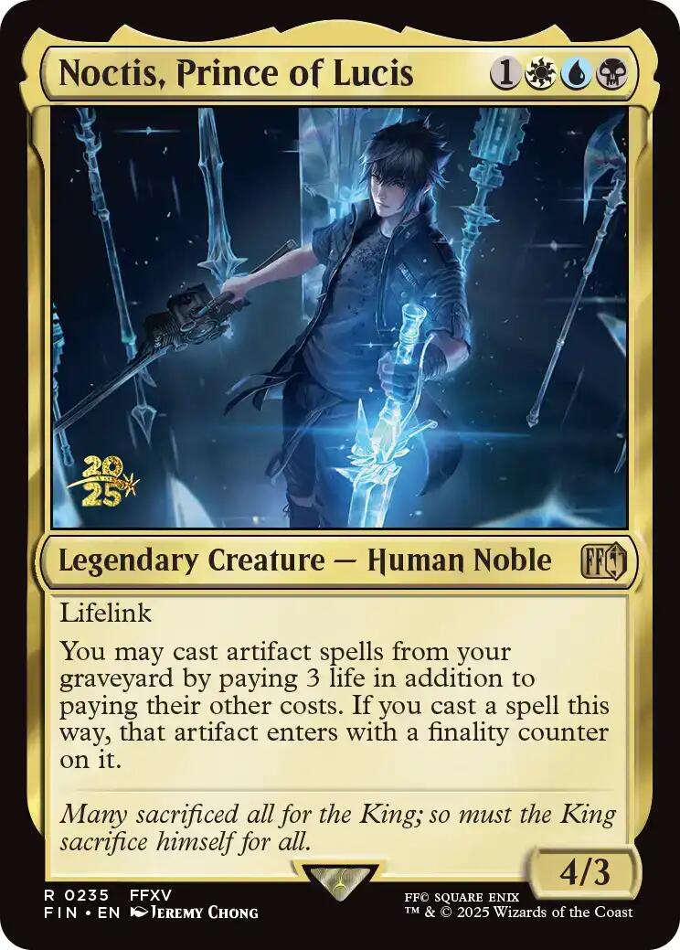 Noctis, Prince of Lucis [FINAL FANTASY Prerelease Promo] | PLUS EV GAMES 