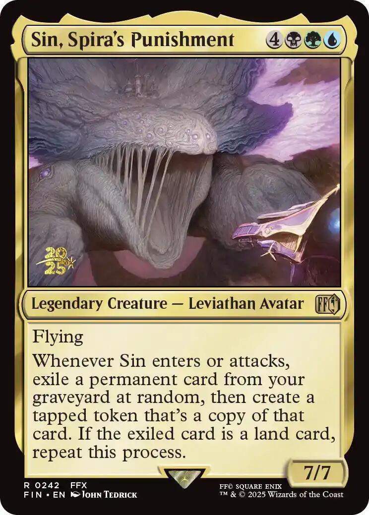 Sin, Spira's Punishment [FINAL FANTASY Prerelease Promo] | PLUS EV GAMES 