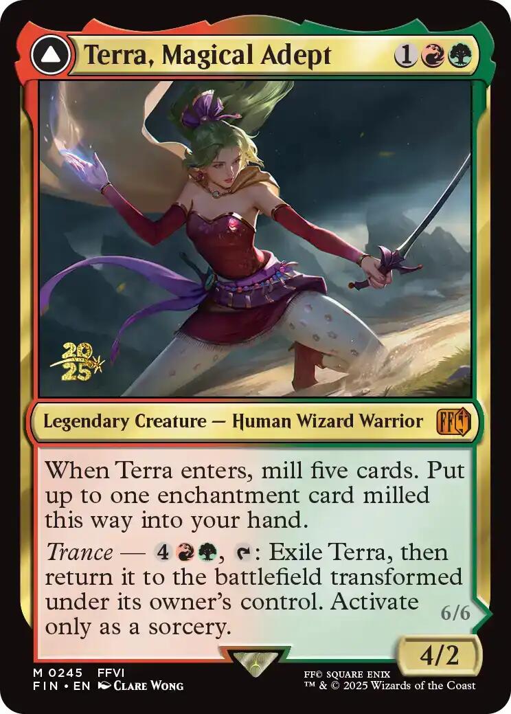 Terra, Magical Adept // Esper Terra [FINAL FANTASY Prerelease Promo] | PLUS EV GAMES 