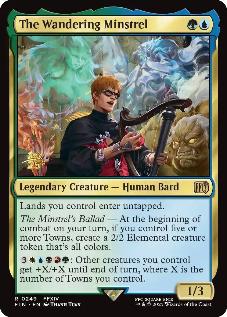 The Wandering Minstrel [FINAL FANTASY Prerelease Promo] | PLUS EV GAMES 