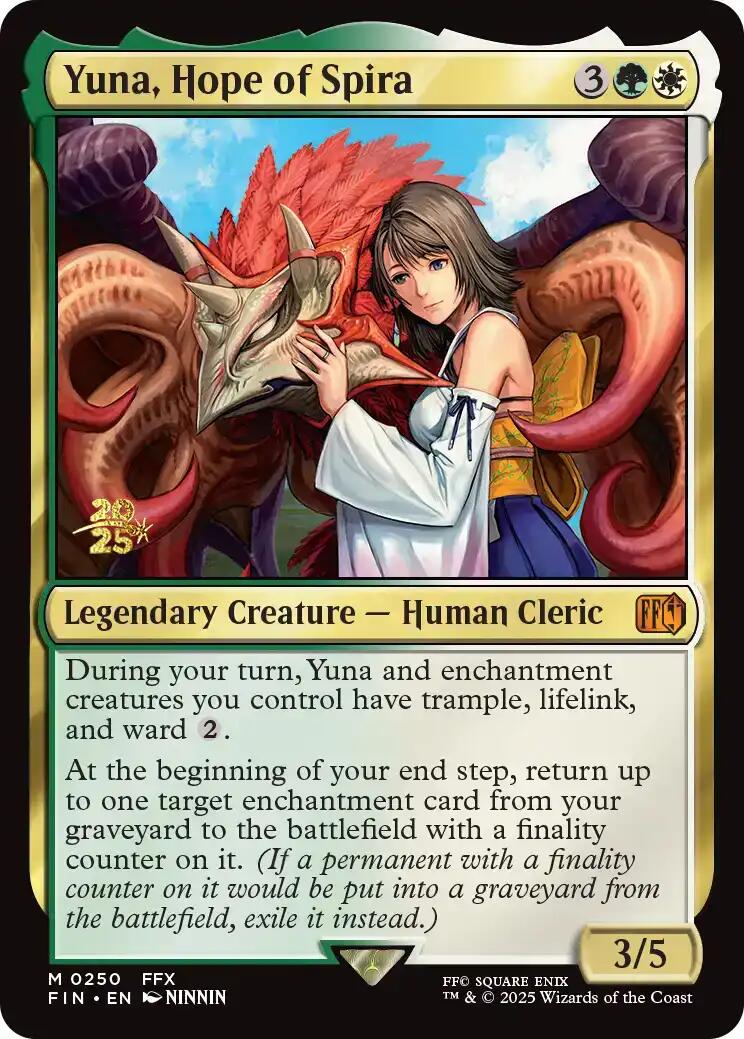 Yuna, Hope of Spira [FINAL FANTASY Prerelease Promo] | PLUS EV GAMES 