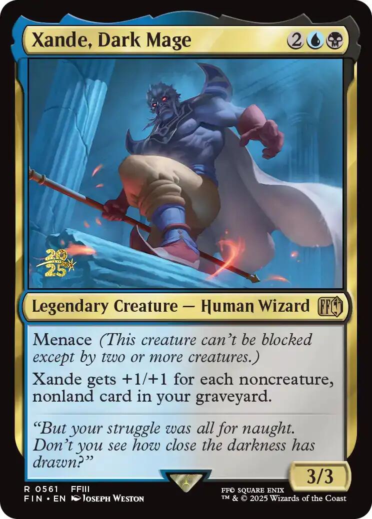 Xande, Dark Mage [FINAL FANTASY Prerelease Promo] | PLUS EV GAMES 