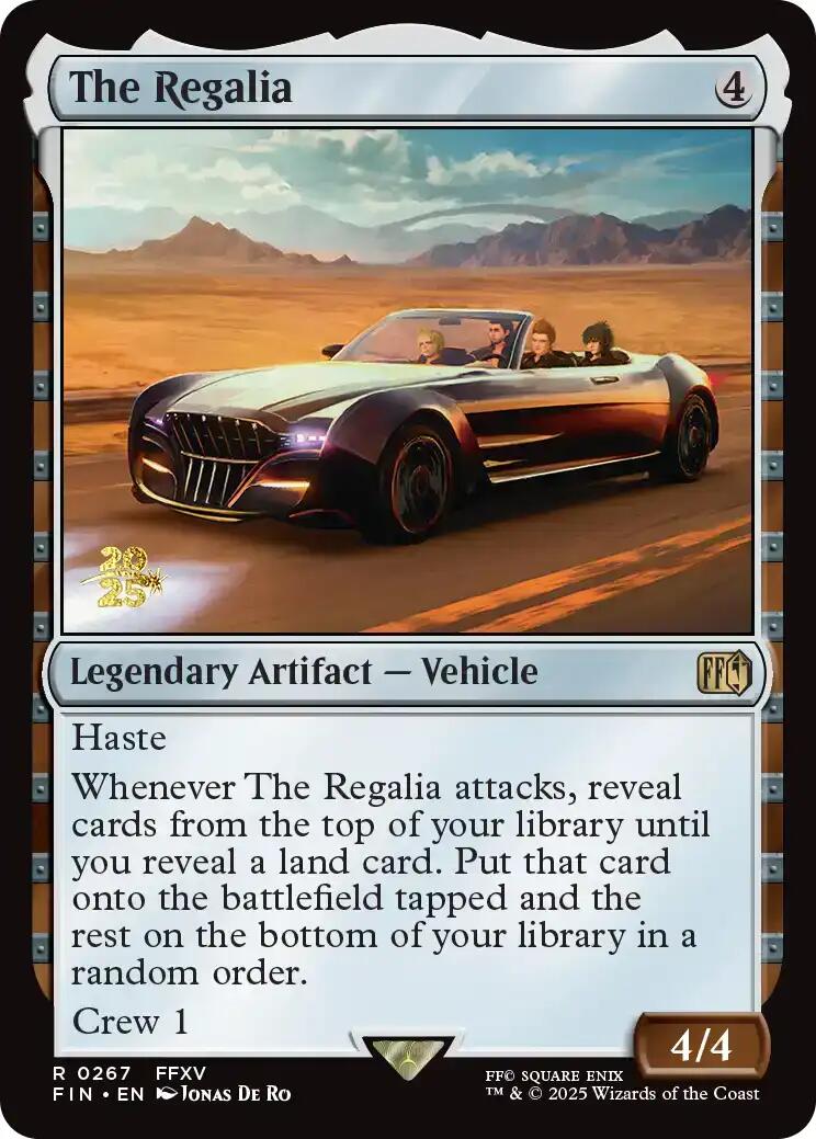 The Regalia [FINAL FANTASY Prerelease Promo] | PLUS EV GAMES 