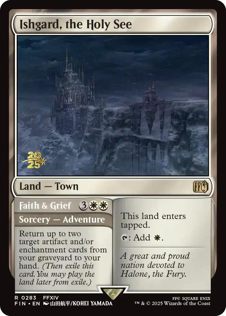 Ishgard, the Holy See [FINAL FANTASY Prerelease Promo] | PLUS EV GAMES 