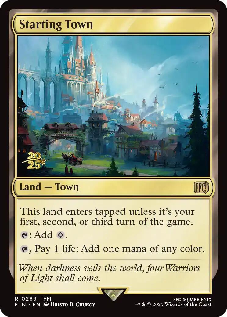 Starting Town [FINAL FANTASY Prerelease Promo] | PLUS EV GAMES 