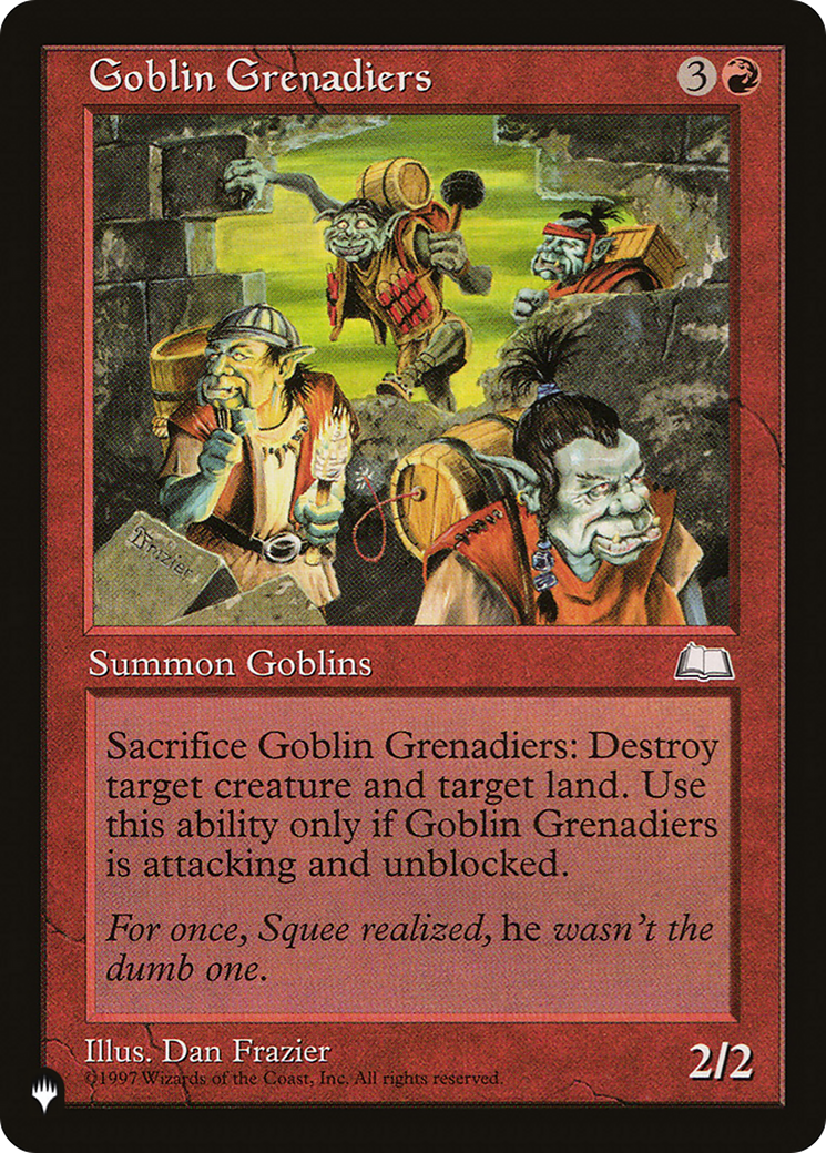 Goblin Grenadiers [The List Reprints] | PLUS EV GAMES 