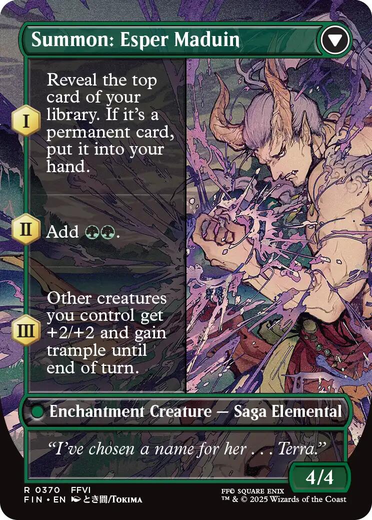 Esper Origins // Summon: Esper Maduin (Borderless) [FINAL FANTASY] | PLUS EV GAMES 