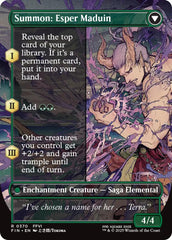Esper Origins // Summon: Esper Maduin (Borderless) [FINAL FANTASY] | PLUS EV GAMES 