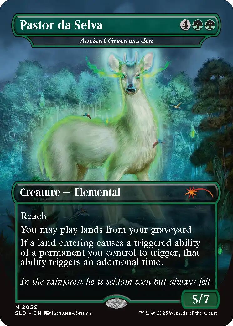 Pastor da Selva - Ancient Greenwarden [Secret Lair Drop Series] | PLUS EV GAMES 