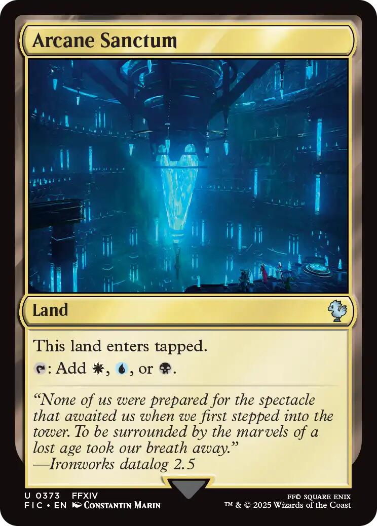 Arcane Sanctum (Surge Foil) [FINAL FANTASY Commander] | PLUS EV GAMES 