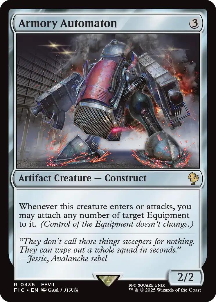 Armory Automaton (Surge Foil) [FINAL FANTASY Commander] | PLUS EV GAMES 