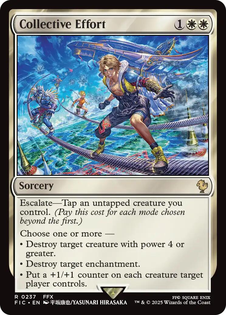 Collective Effort (Surge Foil) [FINAL FANTASY Commander] | PLUS EV GAMES 