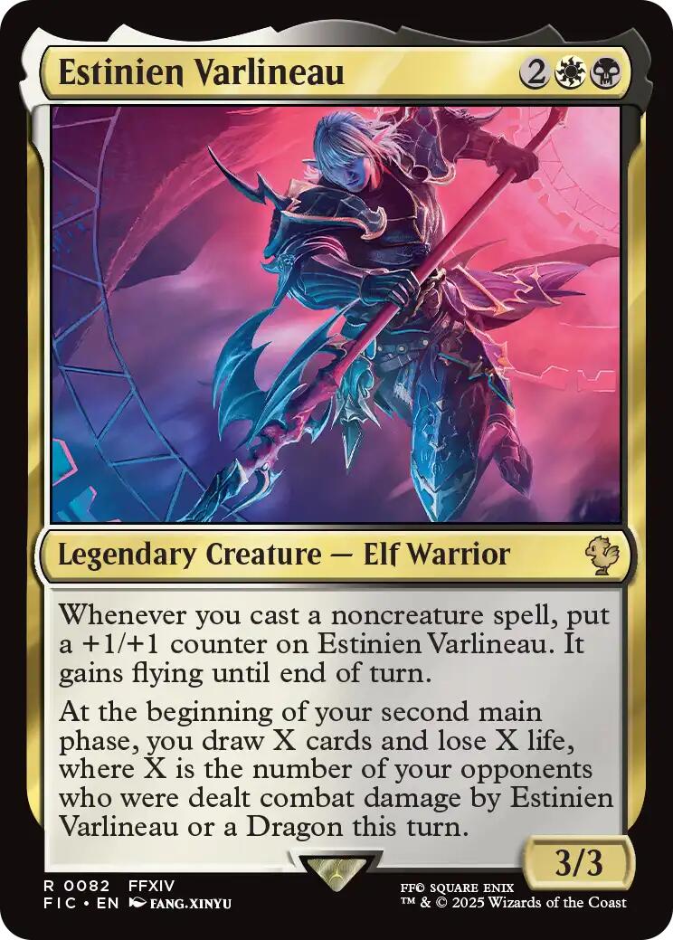 Estinien Varlineau (Surge Foil) [FINAL FANTASY Commander] | PLUS EV GAMES 