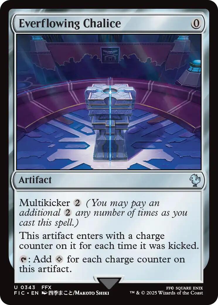 Everflowing Chalice (Surge Foil) [FINAL FANTASY Commander] | PLUS EV GAMES 