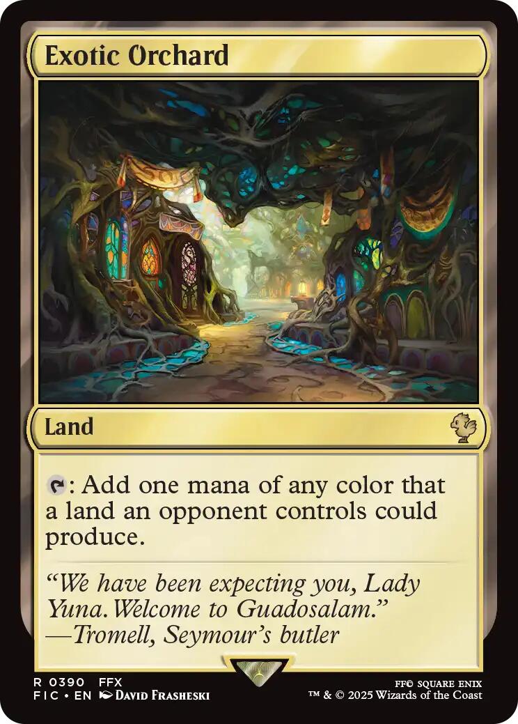 Exotic Orchard (Surge Foil) [FINAL FANTASY Commander] | PLUS EV GAMES 