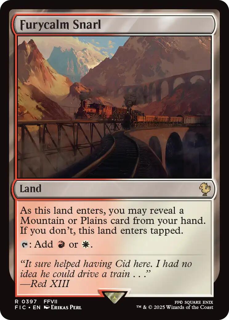 Furycalm Snarl (Surge Foil) [FINAL FANTASY Commander] | PLUS EV GAMES 
