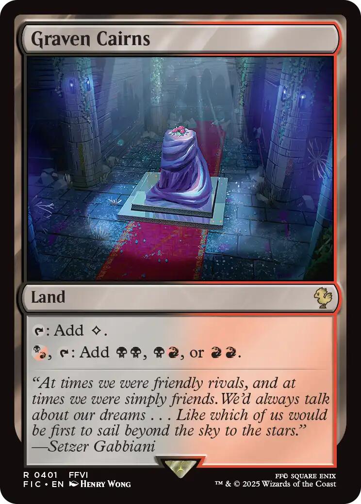 Graven Cairns (Surge Foil) [FINAL FANTASY Commander] | PLUS EV GAMES 