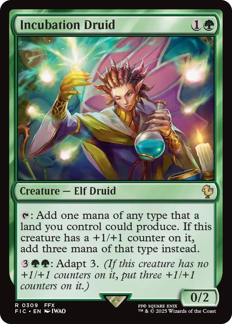 Incubation Druid (Surge Foil) [FINAL FANTASY Commander] | PLUS EV GAMES 