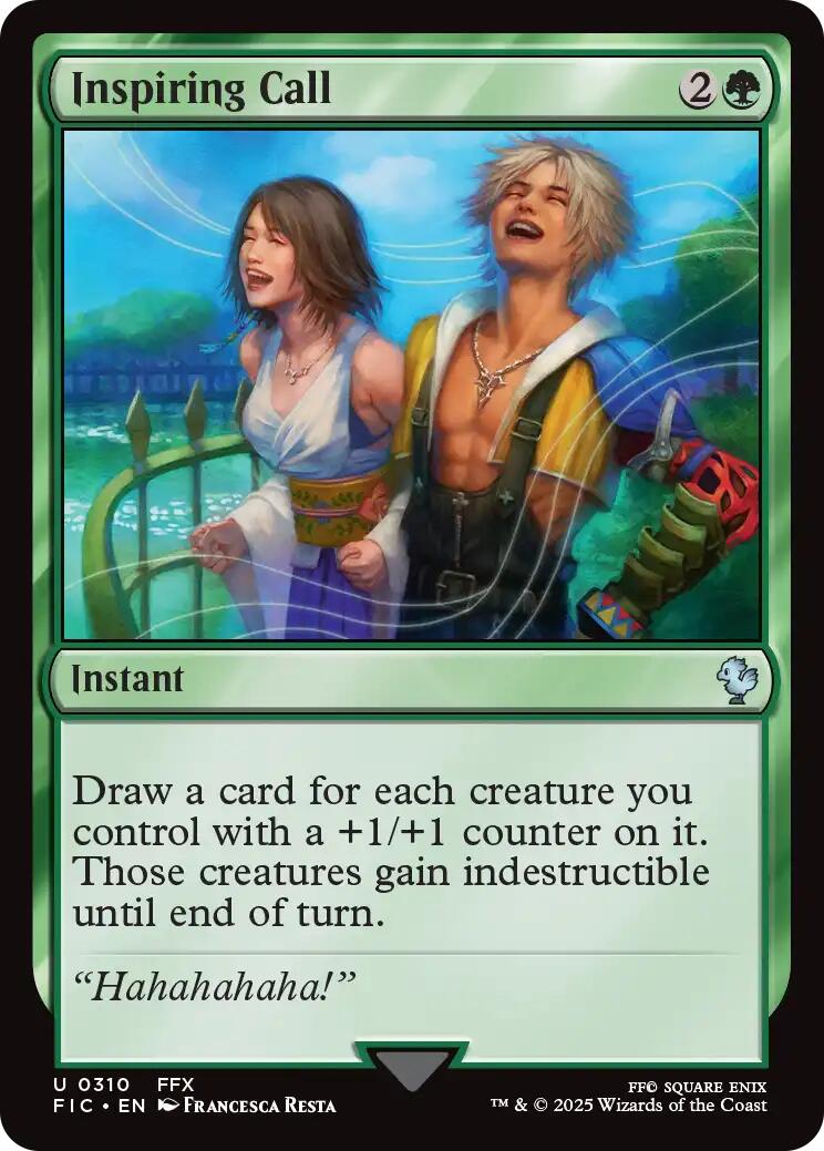 Inspiring Call (Surge Foil) [FINAL FANTASY Commander] | PLUS EV GAMES 