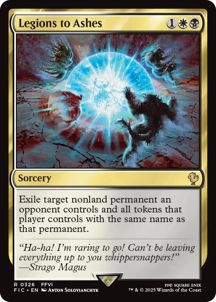 Legions to Ashes (Surge Foil) [FINAL FANTASY Commander] | PLUS EV GAMES 