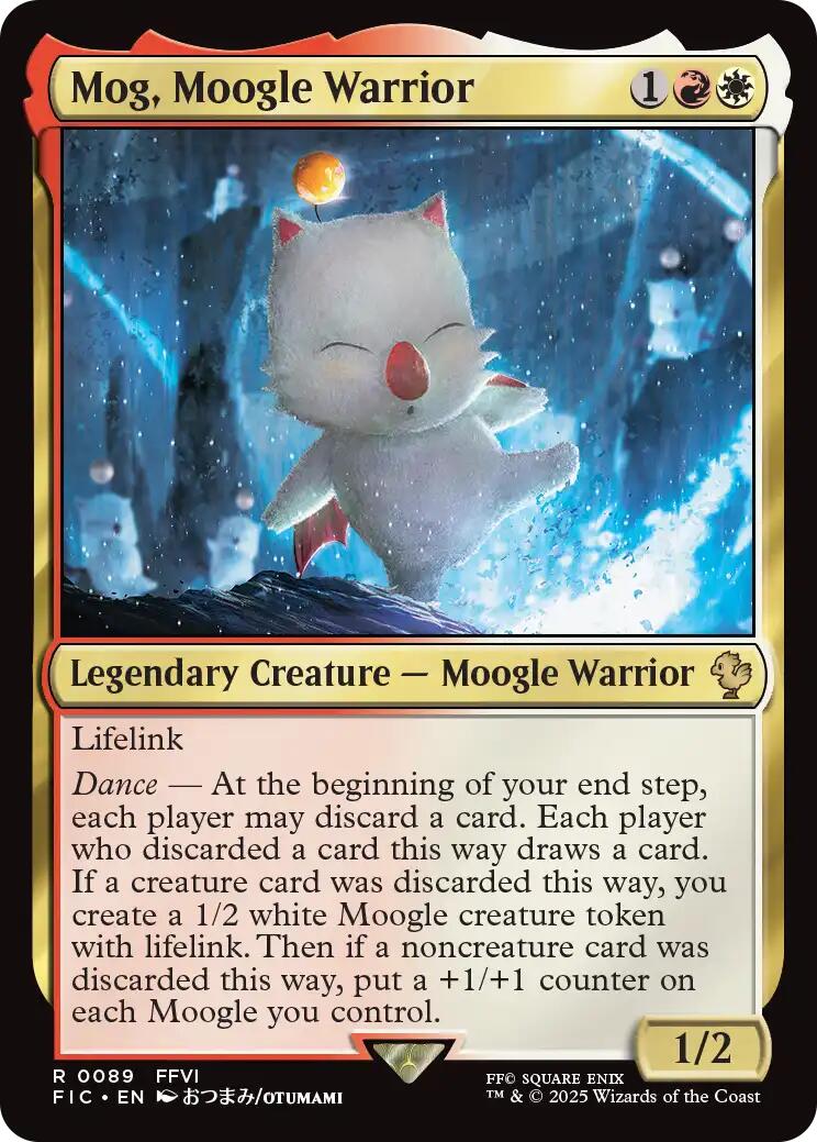 Mog, Moogle Warrior (Surge Foil) [FINAL FANTASY Commander] | PLUS EV GAMES 